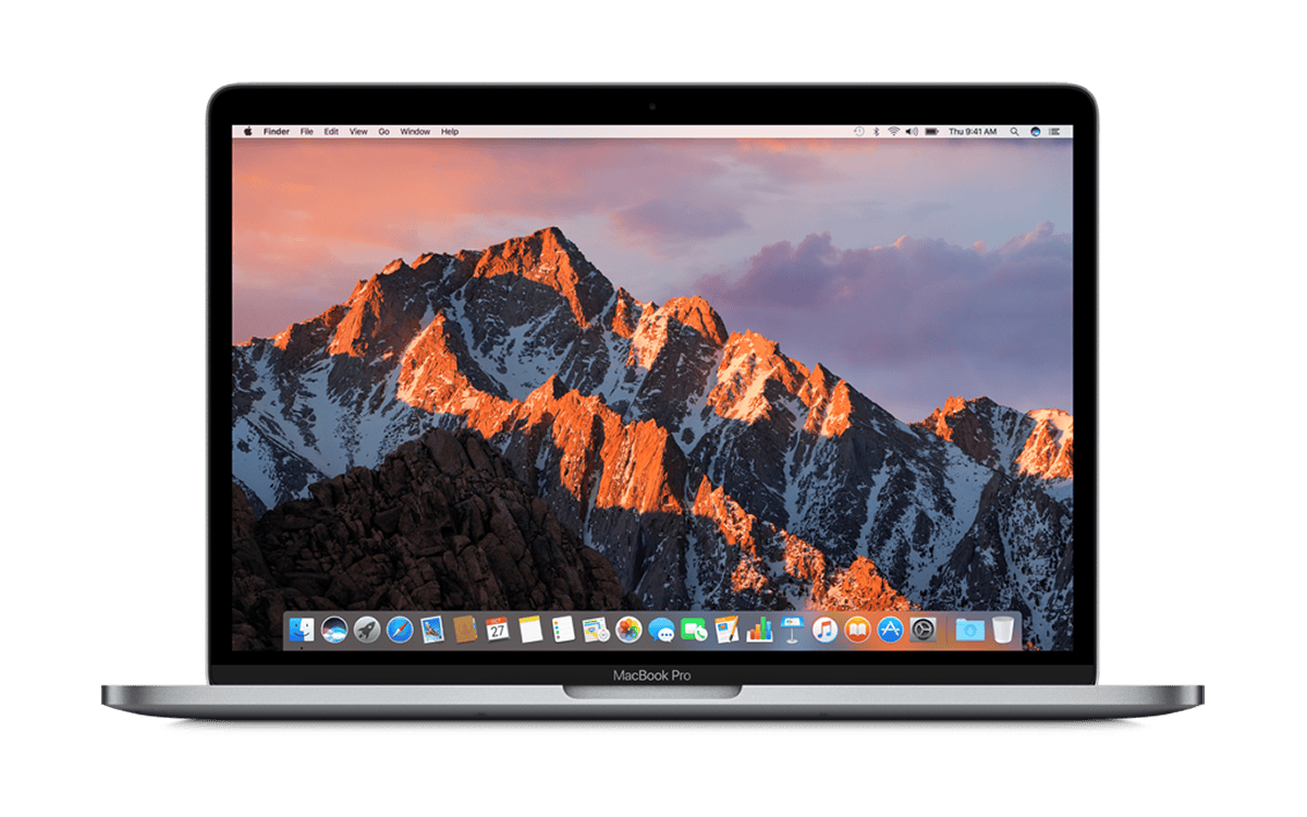 Website preview on MacBook